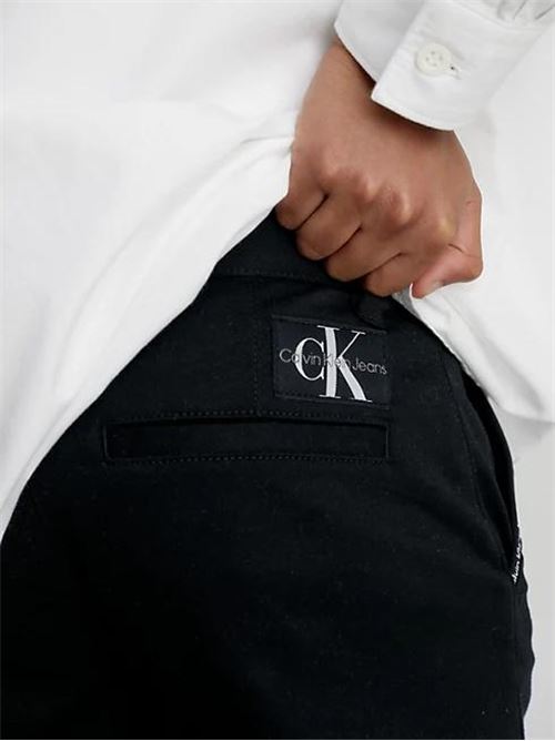 CEREMONY TWILL CHINO PANTS CALVIN KLEIN JEANS | IB0IB01678/BEH